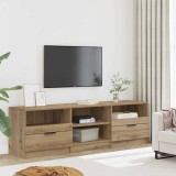 vidaXL Comodă TV, stejar artizanal,150x33,5x45 cm, lemn prelucrat 856853