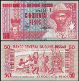 Guinee-Bissau 1990 - 50 pesos, necirculata