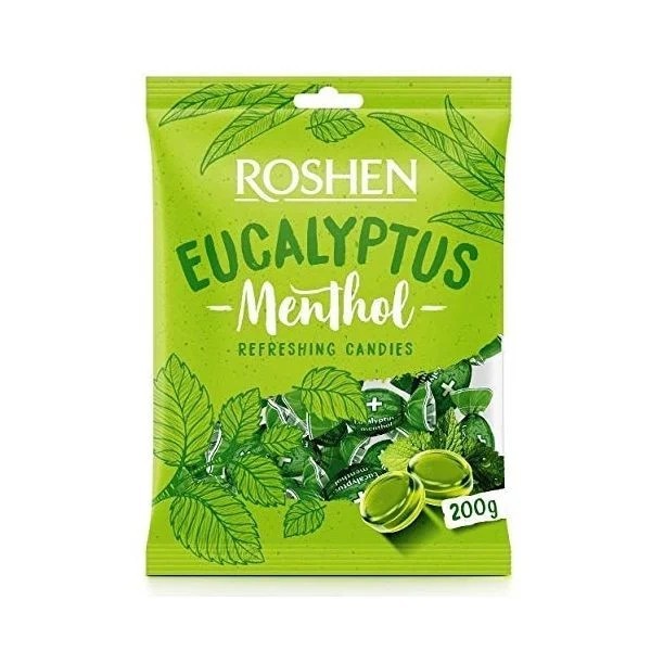 Roshen Menthol-Eucalyptus Dropsuri Mentolate 200g MGR15548