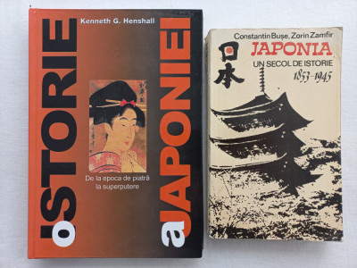O ISTORIE A JAPONIEI- KENNETH G. HENSHALL+ JAPONIA- UN SECOL DE ISTORIE- C. BUSE foto
