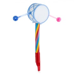 Jucărie Sonoră Multicolor, Fluier și Tobă, Diametru 8.5 cm, &Icirc;nălțime 33.5 cm, Plastic