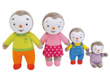 Set 4 Plusuri Jemini Familia De Pinguini Tchoupi