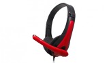 Casti gaming pentru notebooks, telefoane, tablete, PS4, Xbox One, microfon cu anulare a zgomotului, jack 3, 5 mm, Rosu