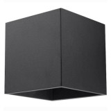 Aplica din aluminiu, pentru interior/ exterior, cu lumina calda, Led cu o raza a lumini de100mm*100mm*100mm si voltaj de 220V