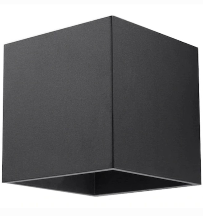 Aplica din aluminiu, pentru interior/ exterior, cu lumina calda, Led cu o raza a lumini de100mm*100mm*100mm si voltaj de 220V