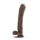 Dildo XXL Realistic Maron, Dr.Skin Chocolate, 33 cm