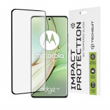 Cumpara ieftin Folie pentru Motorola Edge 40 / Edge (2023), Techsuit 111D Full Cover / Full Glue Glass / 3D Curved Screen, Black