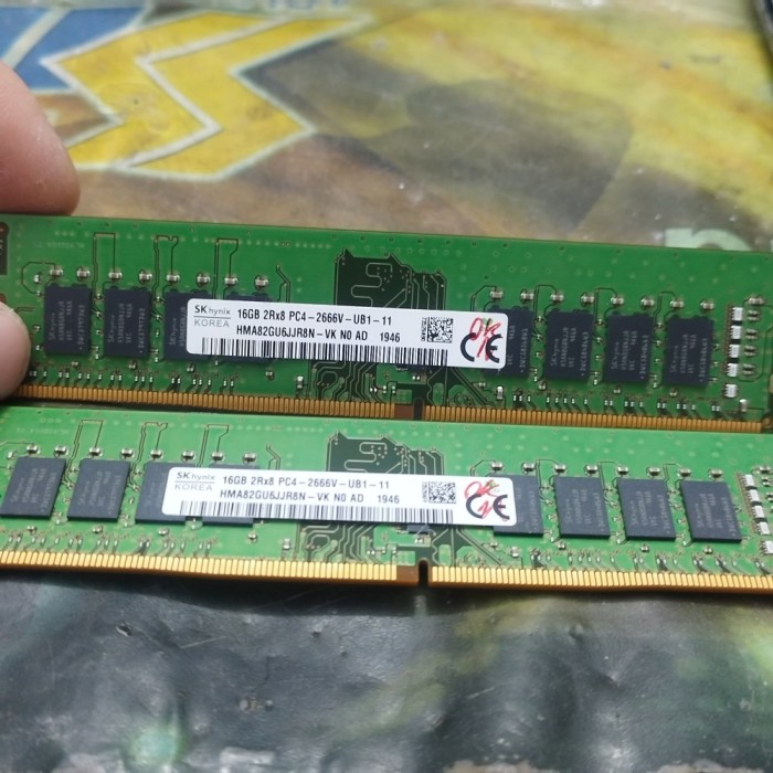 Rami 2x16Gb DDR4 2666 SK Hynix calculator