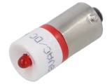 Lampă LED roșie BA9S 28V EAO OptoHiT 1 diodă