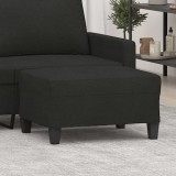 VidaXL Taburet, negru, 70x55x41 cm, material textil