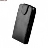 Husa Flip Piele Eco Sligo Neagra Nokia Asha 308 Premium