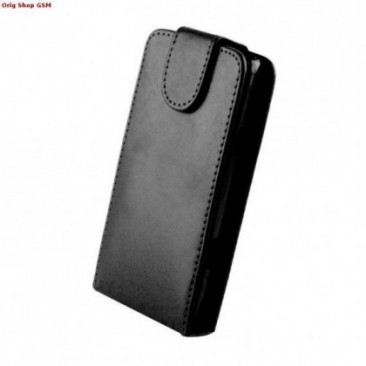HUSA FLIP PIELE ECO SLIGO NOKIA ASHA 308 NEGRU