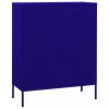 VidaXL Dulap de depozitare, bleumarin, 80x35x101,5 cm, oțel 336154