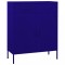 vidaXL Dulap de depozitare, bleumarin, 80x35x101,5 cm, oțel 336154