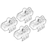 Kit montaj bare plafon C169 pentru Citroen C1, Peugeot 108 si Toyota Aygo