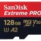 Card de memorie microSDXC 128GB Extreme Pro A2