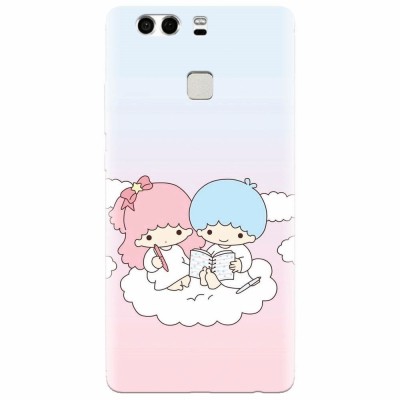 Husa silicon pentru Huawei P9 Plus, Little Twins On Cloud foto