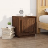 Gossi noptiera, stejar maro, 44x35x45 cm, lemn prelucrat