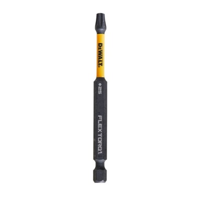 Set 2 biti pentru insurubare de impact, DeWalt Flextorq DT70569T-QZ, profil Torx, T 25, 89 mm foto