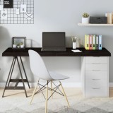 VidaXL Blat de masă maro 160x60x(2-6) cm, lemn masiv stejar tratat