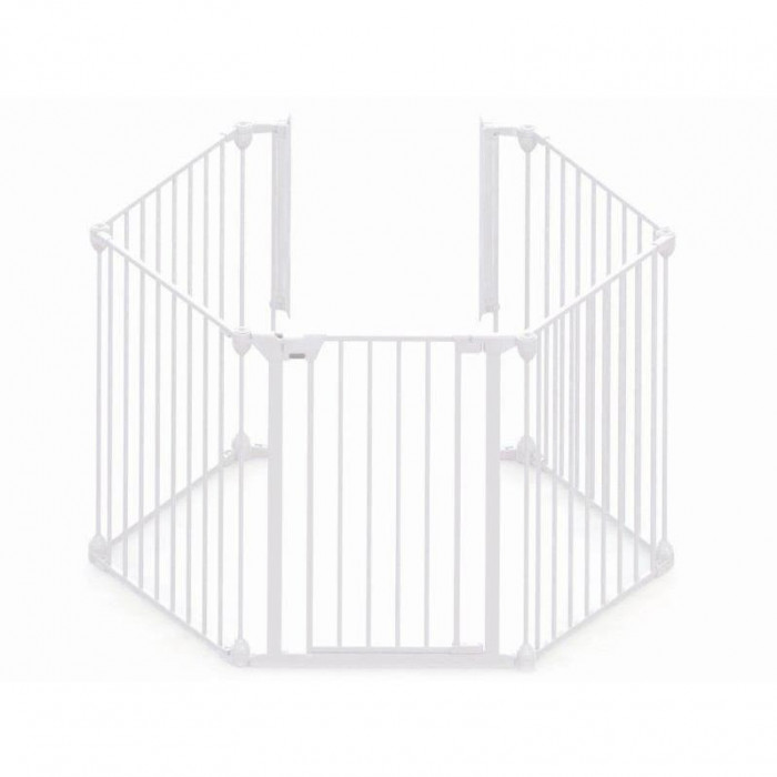 Tarc de siguranta modular cu 5 panouri, metal alb, Noma, N94047 Children SafetyCare