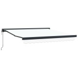 vidaXL Copertină Alb 350 x 250 x 165 cm Poliester și Aluminiu 3330372