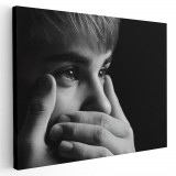 Tablou afis Justin Bieber cantaret 2408 Tablou canvas pe panza CU RAMA 40x60 cm