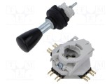 Joystick EAO 2,8x0,5mm &Oslash;22,3mm IP65 pe panou