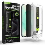 Folie Samsung Galaxy S26 Plus, deblocare prin amprenta, Asteroid GSM TitanGlass CrystalHD, privacy