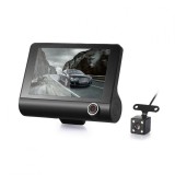 Camera DVR Auto Full HD 1080p, microSD, G-Sensor, TripleX, Camera interior, display 4 inch, neagra