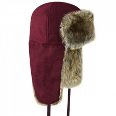 Caciula Kangol Wool Ushanka Rosu Bordo - Cod 7872325440