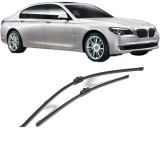Cumpara ieftin Set stergatoare BMW Seria 7 (F01, F02, F03, F04) 2008-2015, pentru parbriz, Valeo Silencio
