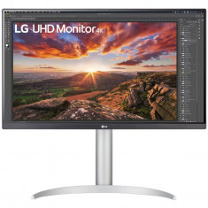 Monitor LED LG 27UP85NP-W 27 inch UHD IPS 5 ms 60 Hz USB-C HDR FreeSync