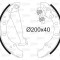 VALEO 562080 Set saboti frana