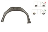 Pasaj interior roata spate, contra aripa Ford Transit (Ve64), 01.1991-09.1994; Transit (Ve83), 06.1994-07.2000, model: lungime, montare spate, dreapt, Rapid