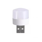 Mini Lanterna LED USB Dactylion , 1W, Lumina Alba Rece 6000K cu Difuzie, Portabila pentru Laptop, Auto sau Powerbank