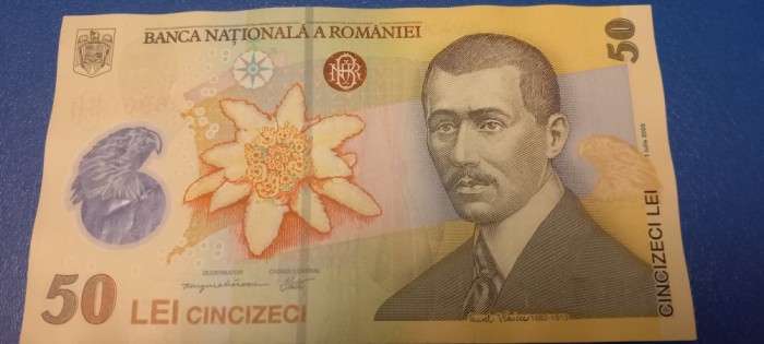 Bancnota 50 Lei 2017 Aurel Vlaicu serie Radar 173F 0696960