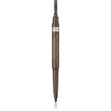 Rimmel Brow This Way creion pentru sprancene perie 2 in 1 culoare 002 Medium Brown 0,25 g