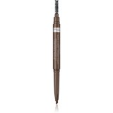 Rimmel Brow This Way creion pentru sprancene perie 2 in 1 culoare 002 Medium Brown 0.25 g