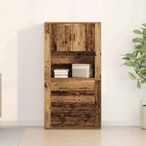 vidaXL &Icirc;nălțat cu sertar Lemn vechi 80 x 33 x 150 cm Lemn compozit