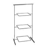 Cumpara ieftin Stand bufet inox 3 compartimente APS 33x21x44 cm