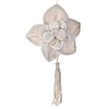 Cumpara ieftin Set 2 Xmas Flower Cream Velvet 24 x 45 cm, Iliadis Alexandros