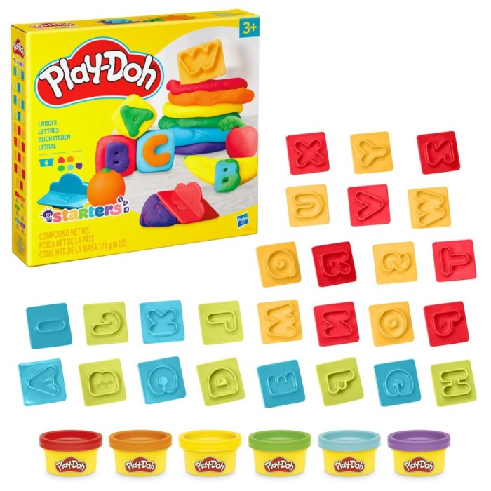PLAY DOH SET FORME LITERE