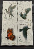 Canada 1995 - Mi 1500/1503 - Fauna migratoare - Neuzata