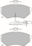 Set placute frana,frana disc AUDI A4 (8D2, B5) (1994 - 2001) KRIEGER 0950006362