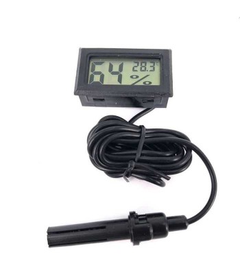 Termometru+umiditate LCD cu sonda foto