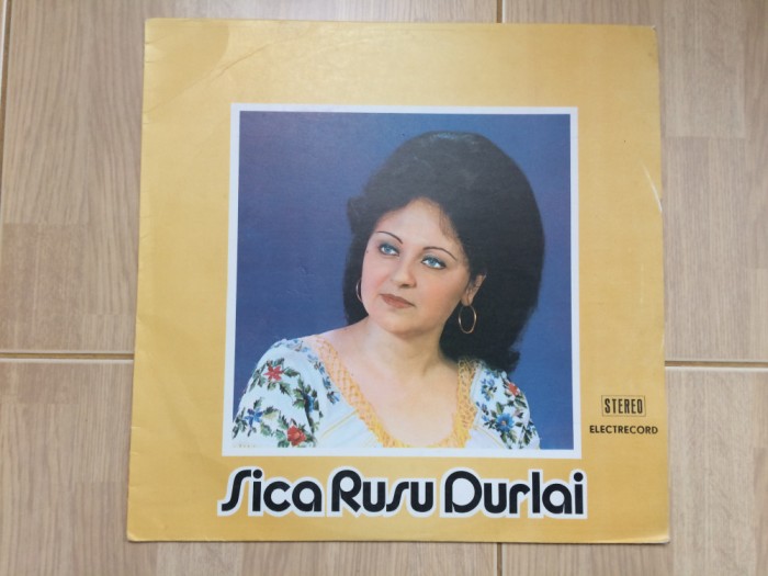 sica rusu durlai badea-mi zice ca-s frumoasa disc vinyl lp muzica populara VG+