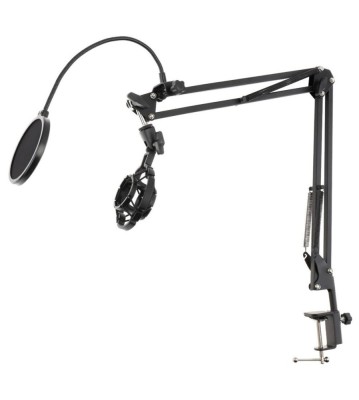Suport Microfon Multifunctional PMP-52O cu Lumina LED, Suport Telefon si Filtru POP foto