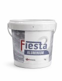 Cumpara ieftin Vopsea Decorativa Metalica FIESTA Aluminium 1 kg Efect Aluminiu pentru Pereti Interiori Decomin
