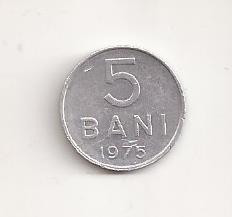 Moneda - Romania 5 bani 1975 , v6